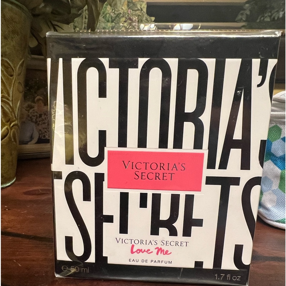 Victoria’s Secrets Love Me 1.7 oz fragrance.Too Faced Damn Girl mascara. Bags.